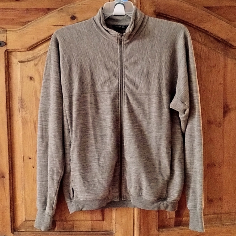 Icebreaker Tabi Real Fleece Merino Wool Zip Up Jacket Mens Size Small